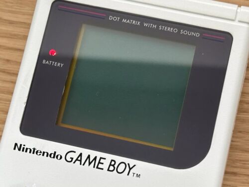 RARE Genuine White Play it Loud Game Boy - Authentic - Cleaned, Tested