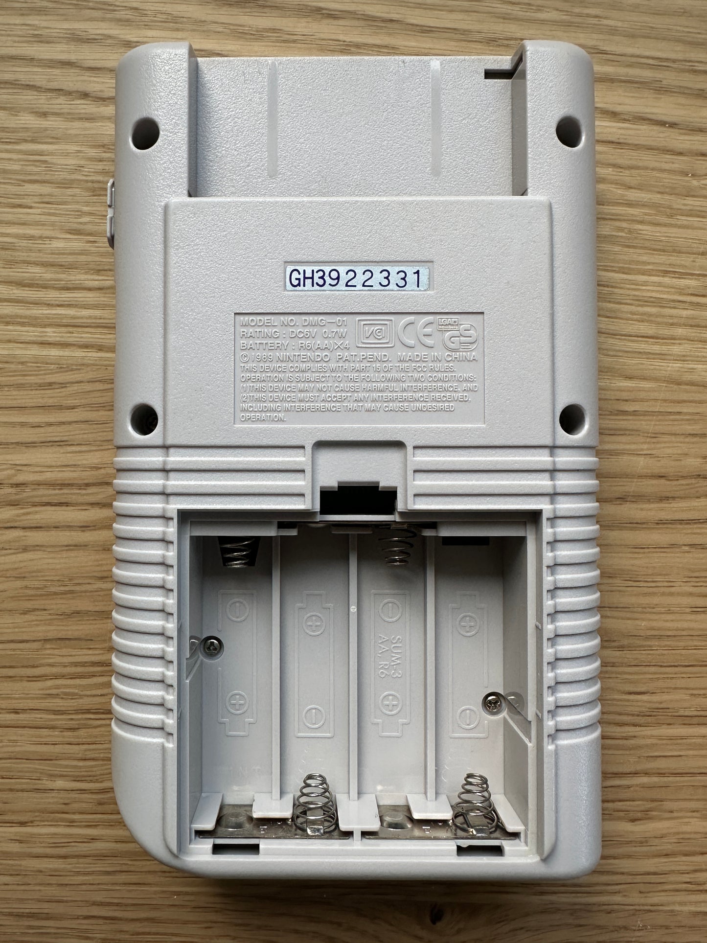 Original Off-White/Grey Game Boy DMG-01